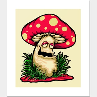 Fun Face Shroom Posters and Art
